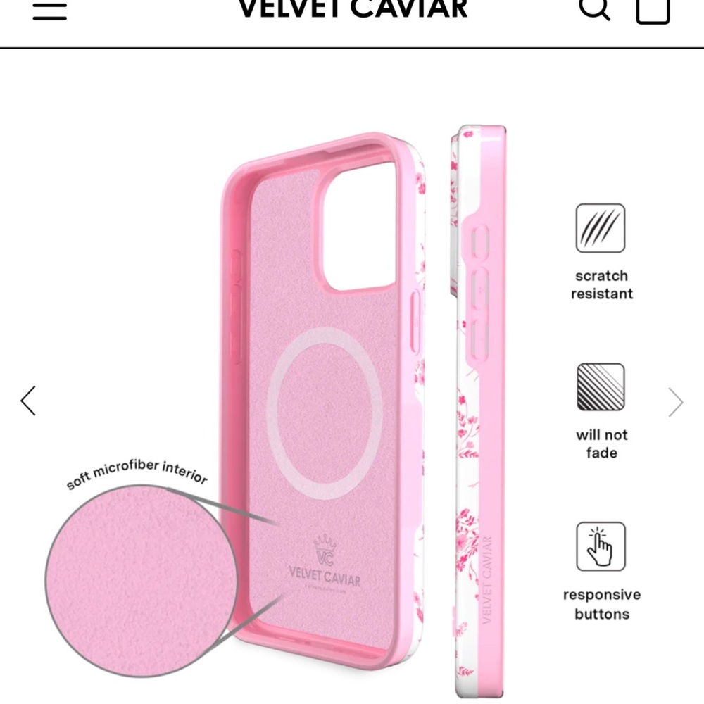 French Rose Phone Case - Picture 2 of 3